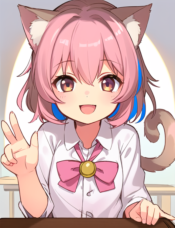 たまちゃん: 日本語を楽しく学ぶための元気いっぱいの猫キャラクター。Nyango Lingo: Combining the charm of cats with the joy of Japanese learning.

Japanese Lesson, Cutem Anime , Play to Learn